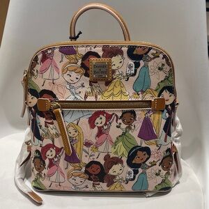 NWT Dooney & Bourke Princess Print Backpack